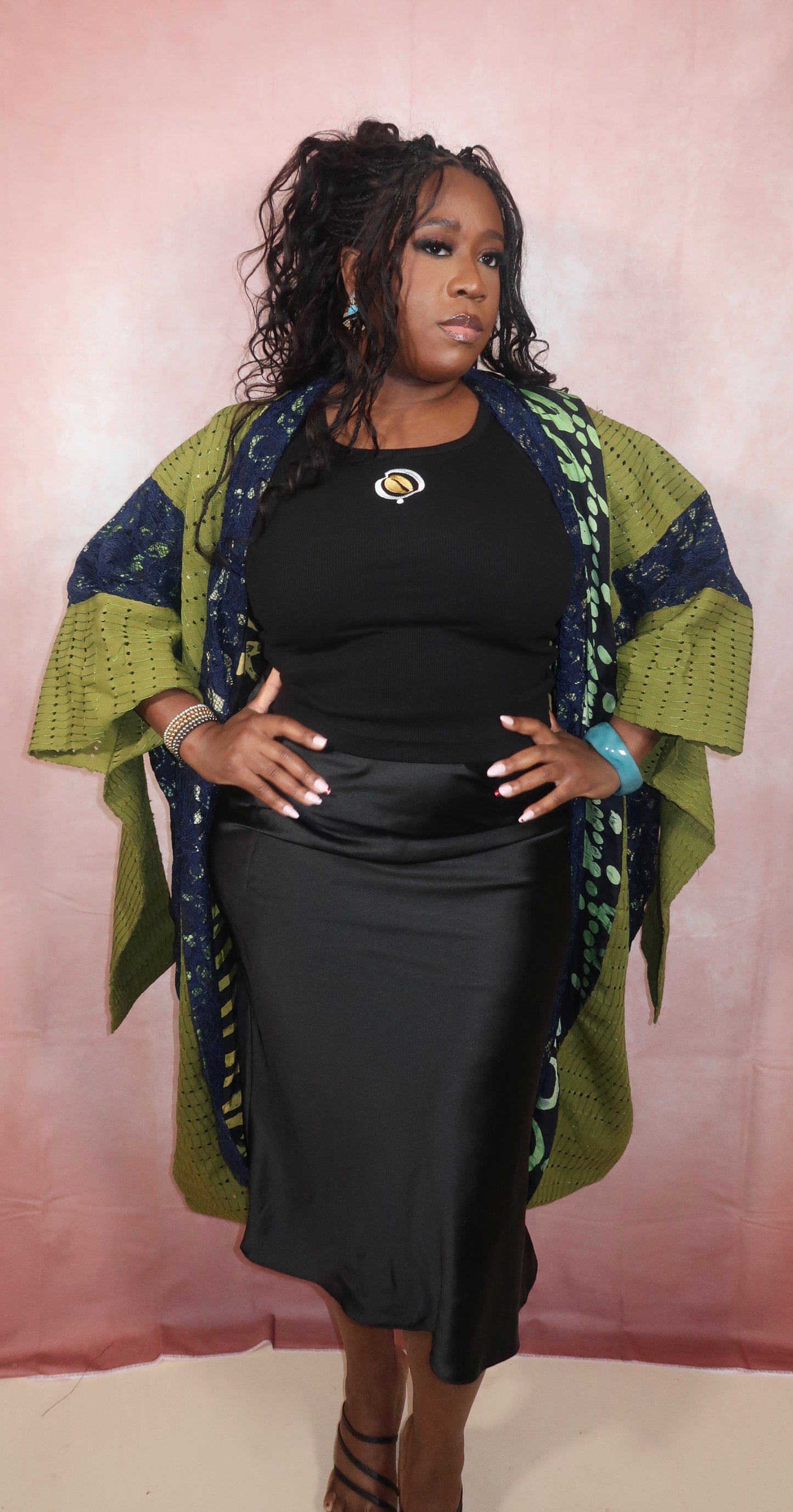 Ebonimode Aso oke Kimono