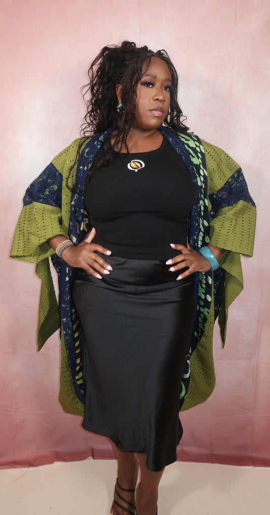 Ebonimode Aso oke Kimono