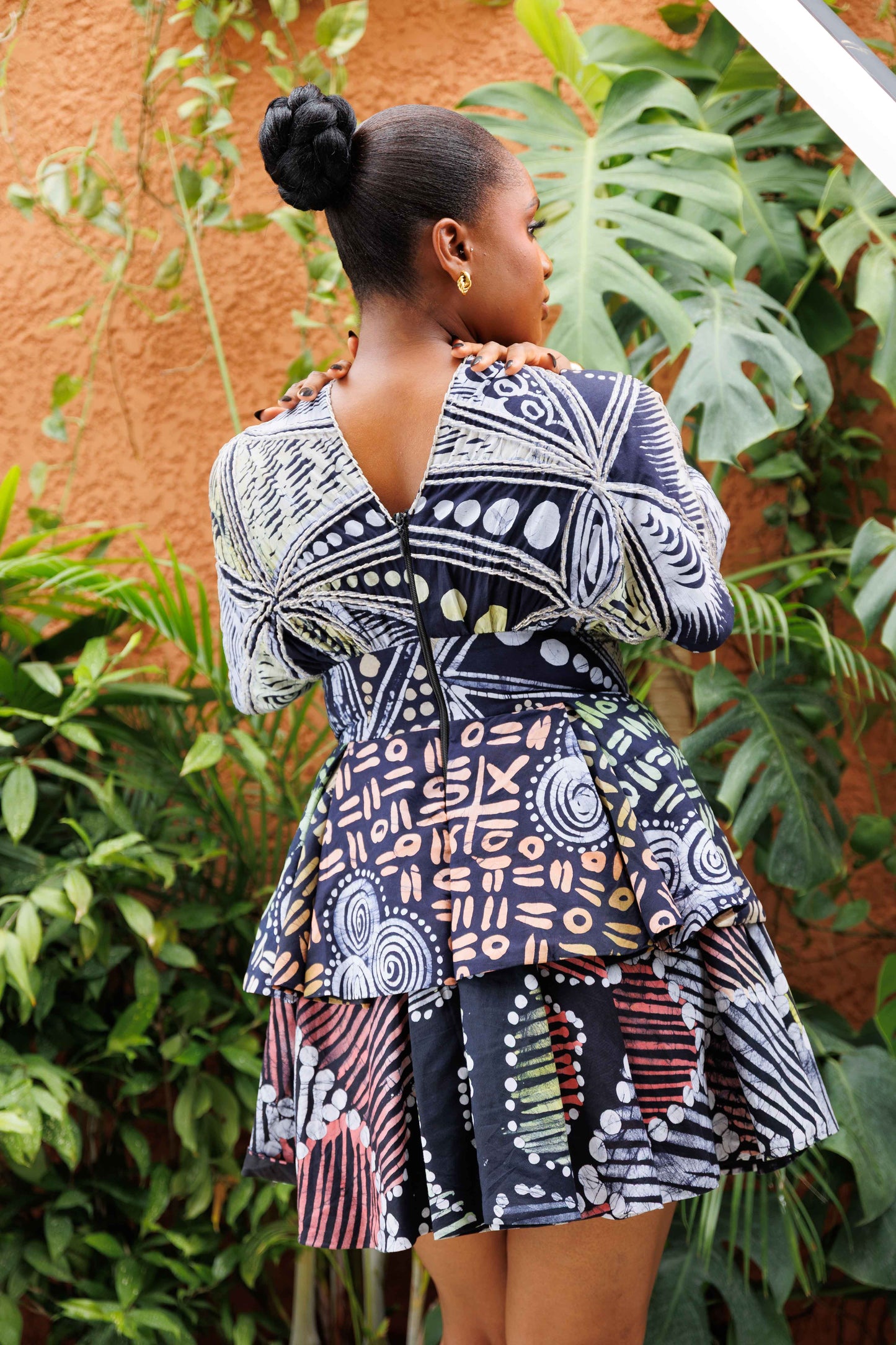 Afrilush Beaded Layered Dress