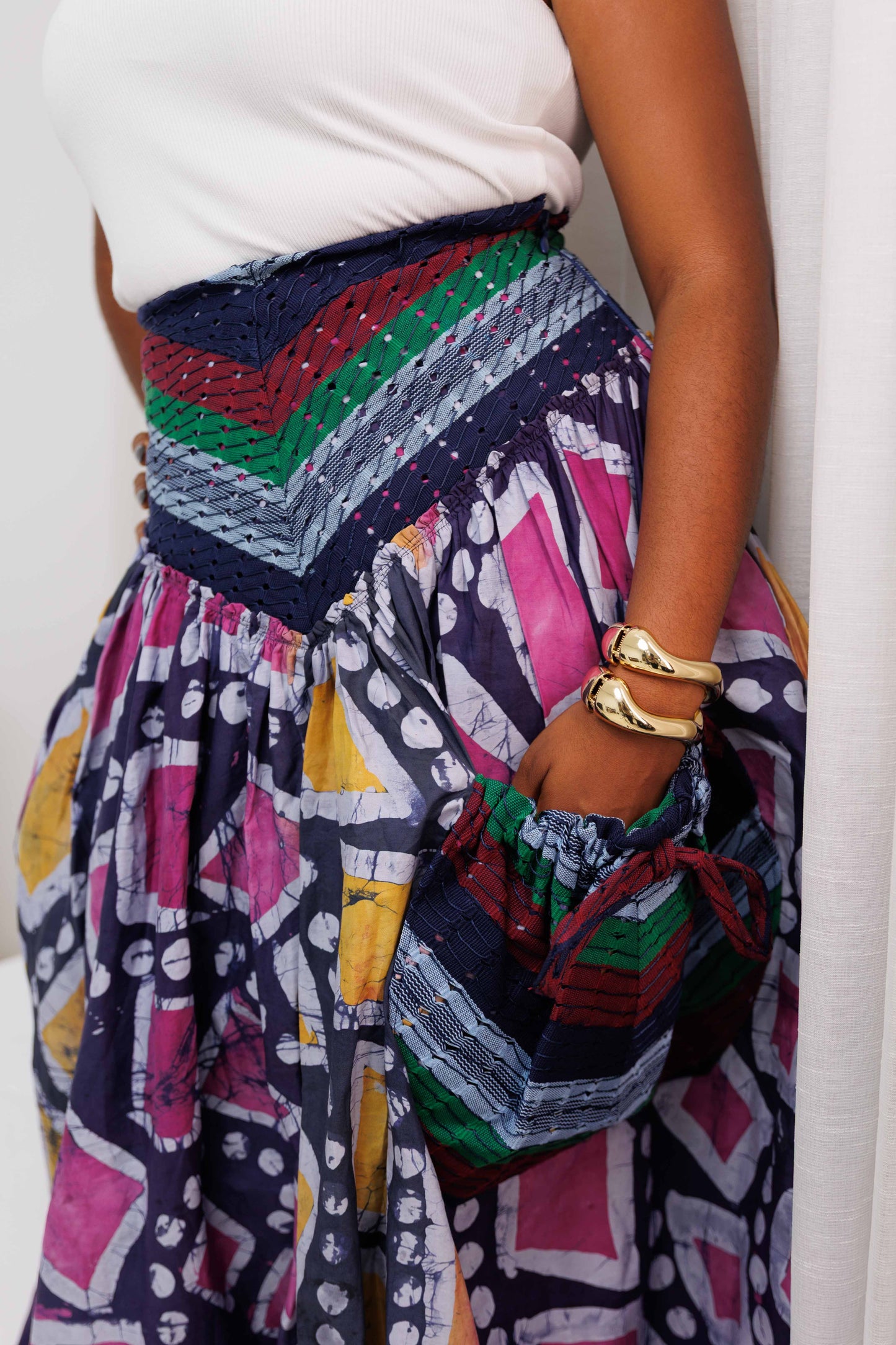 Ebonimode Mixed Skirt