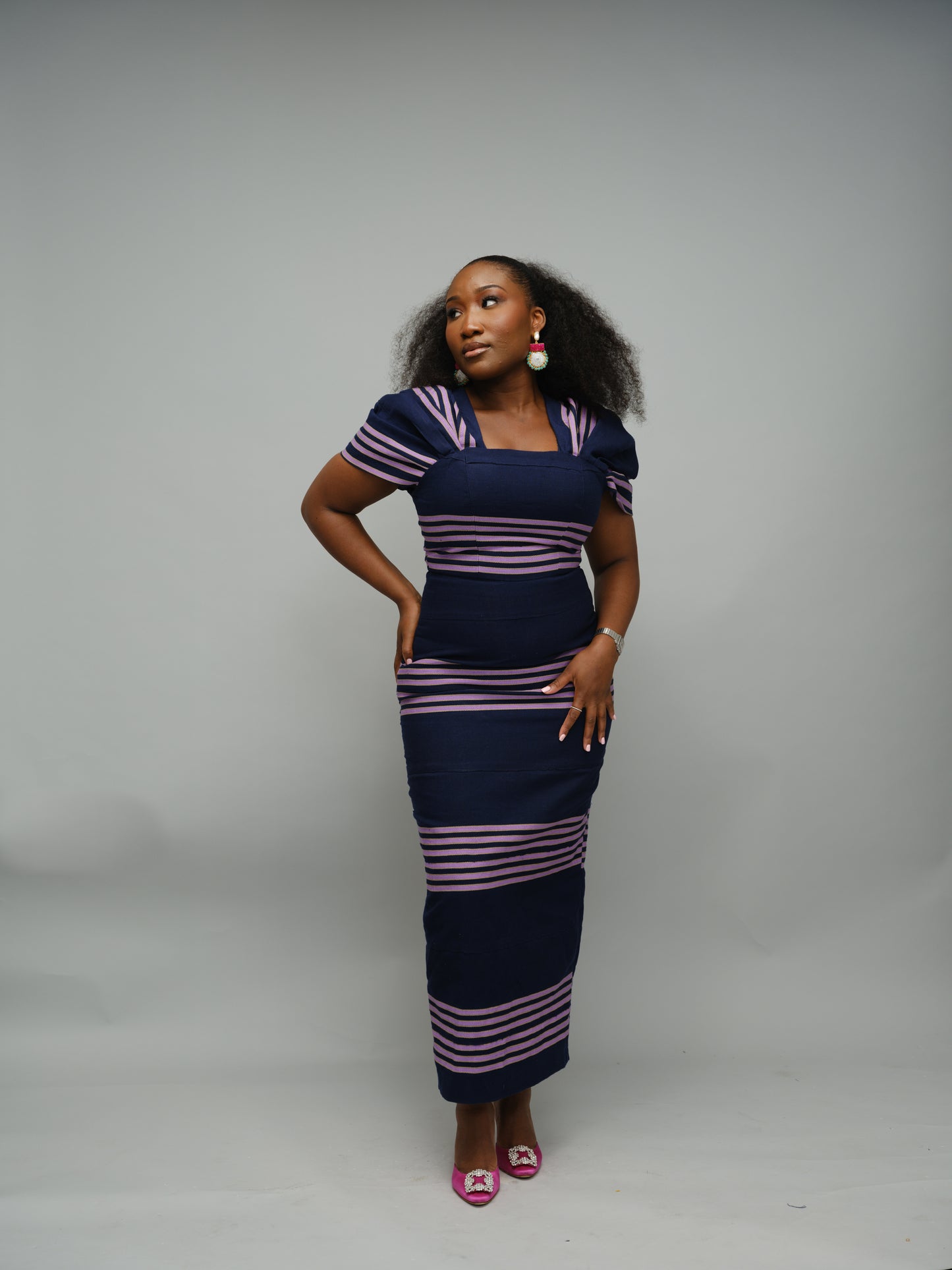 Ojah Design Aso-Oke dress