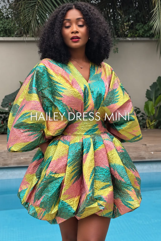 Loruma Hailey Damask dress