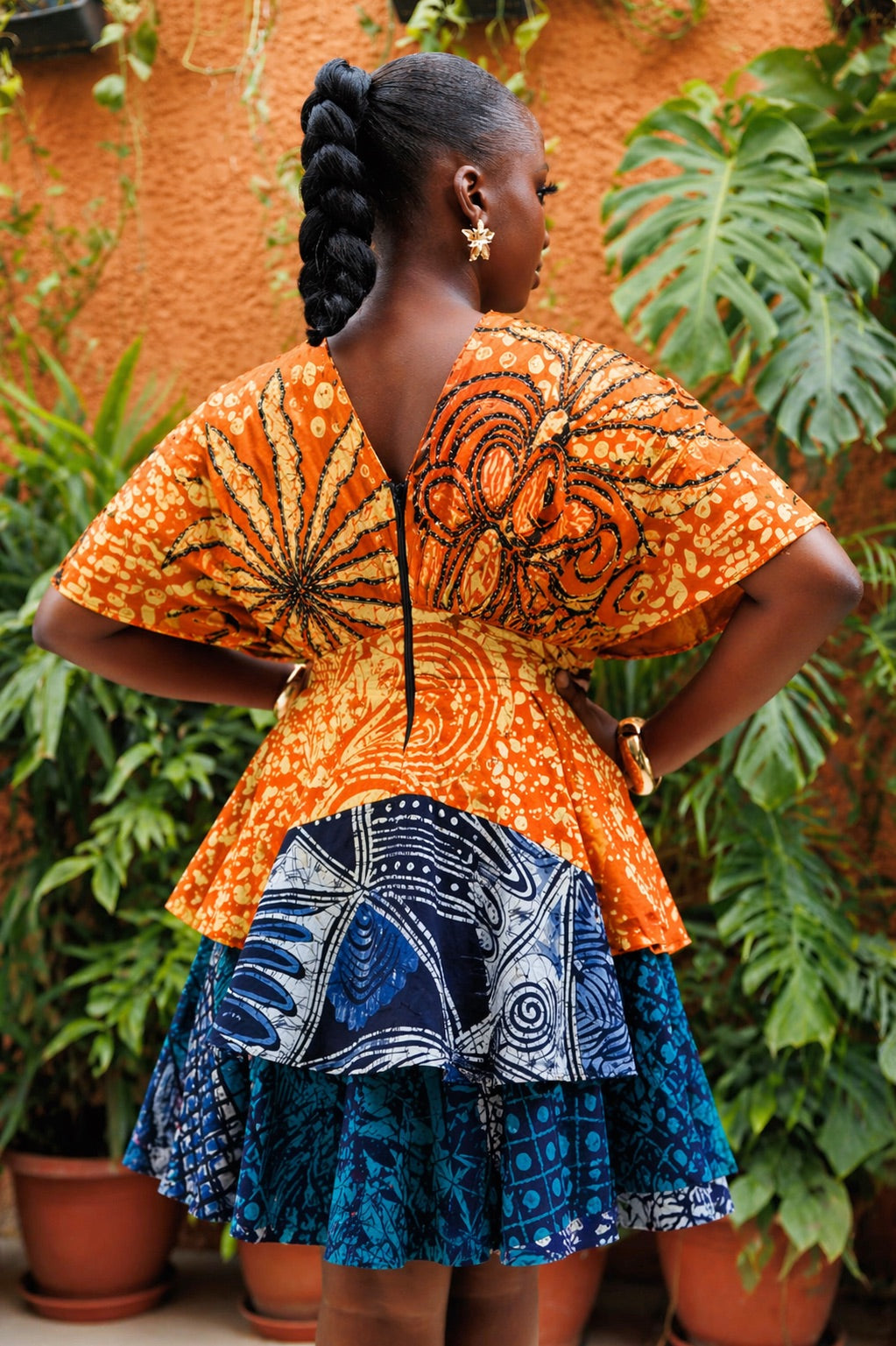 Afrilush Beaded Layered Dress