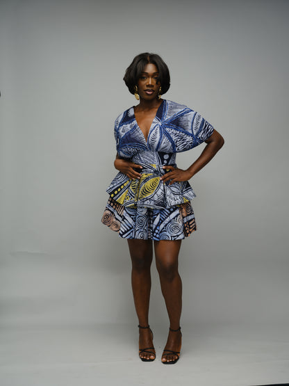 Afrilush Beaded Layered Dress