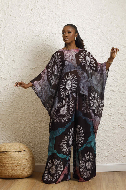 Ebonimode Chiffon Pant Set