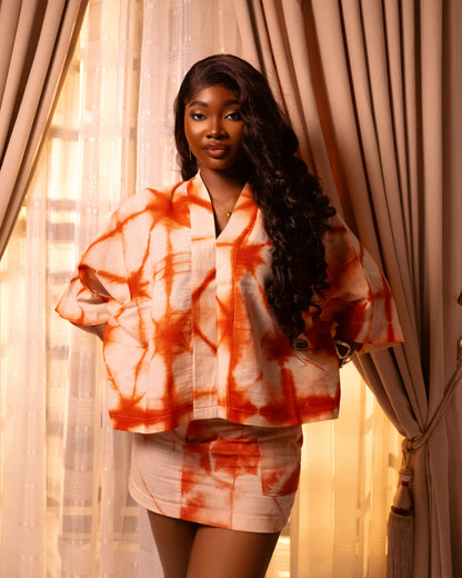 Afrilush Orange Tie and Dye