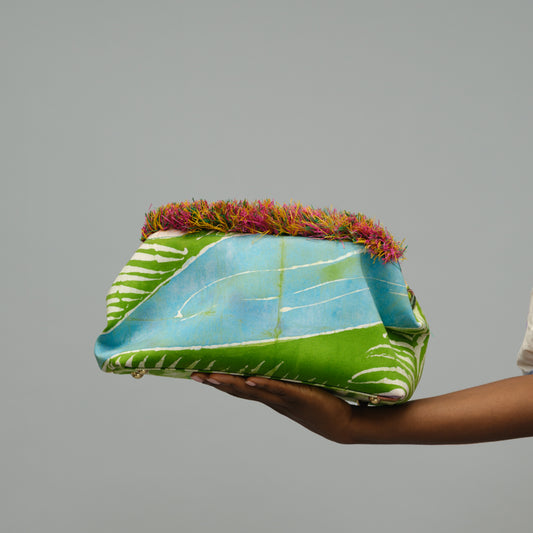 Ebonimode Adire Pastel Clutch Mini