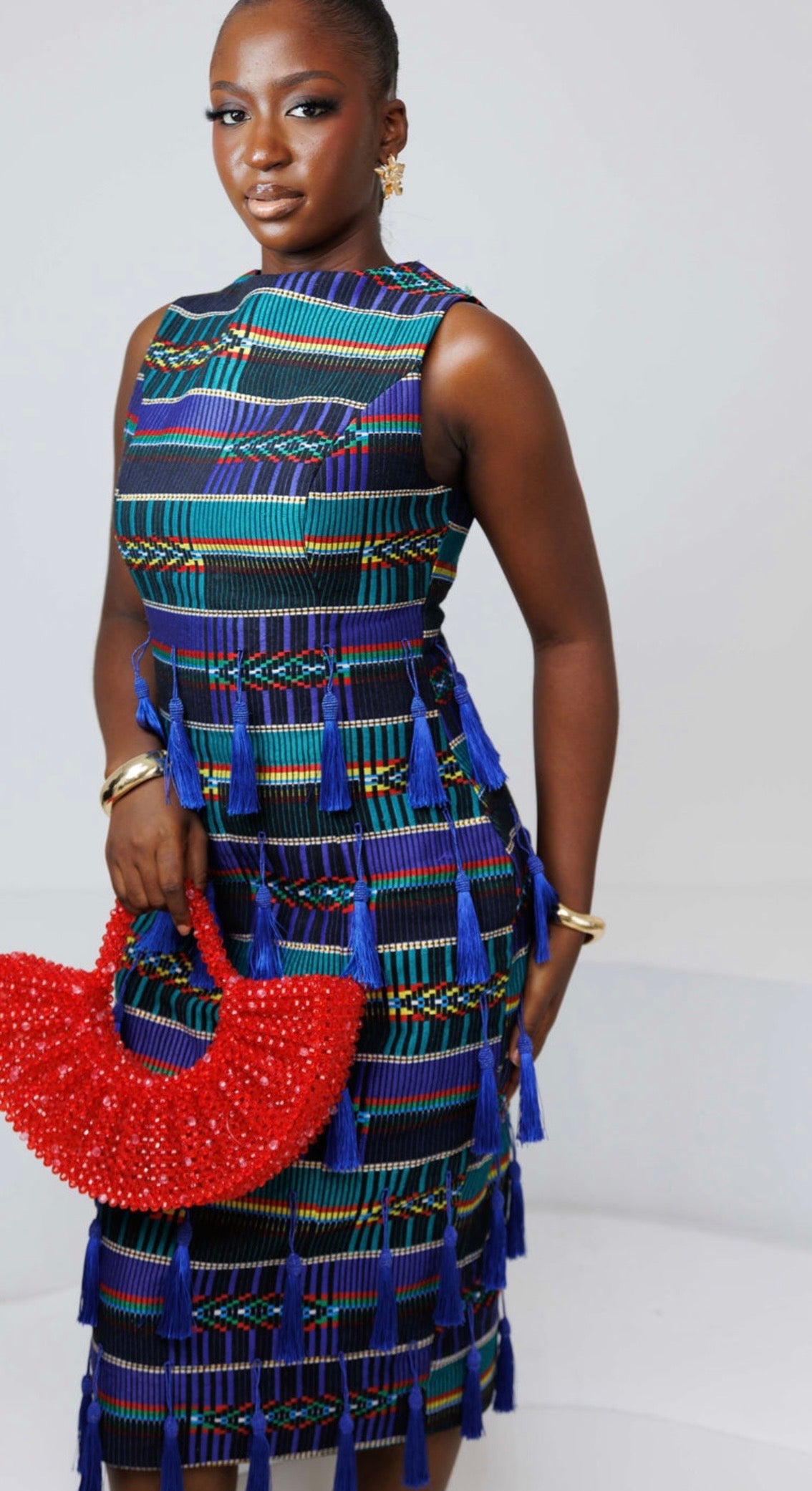 Kaaya-Lisa Akwete Tassel Dress