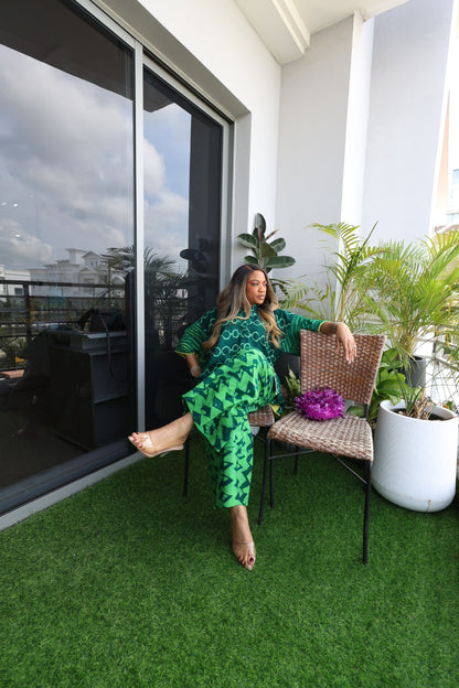 Arira Green culottes set