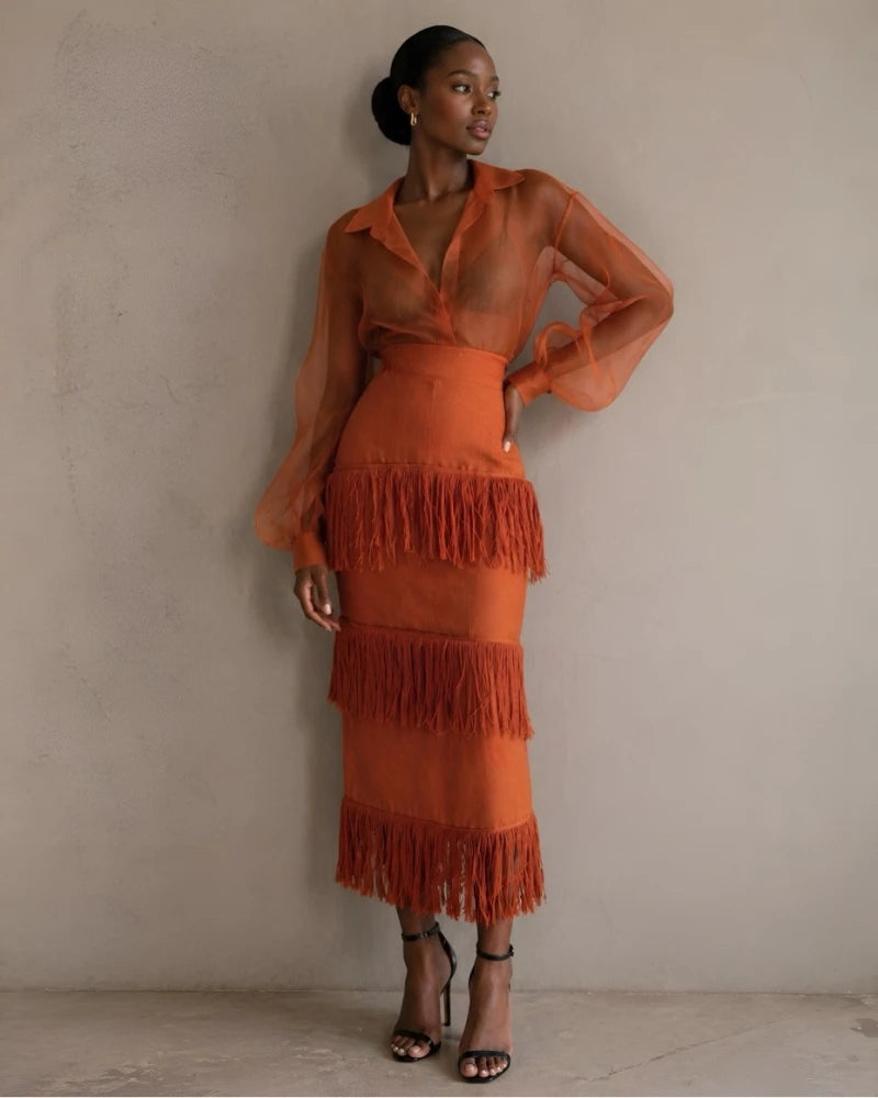 Kaaya Odun asooke and organdi set