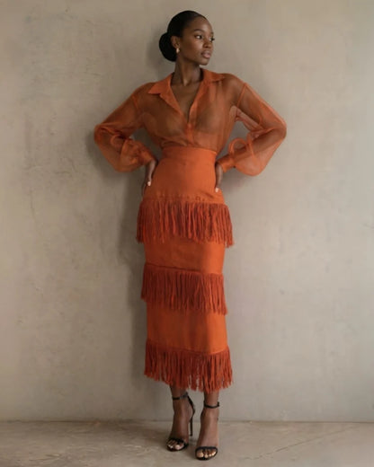 Kaaya Odun asooke and organdi set