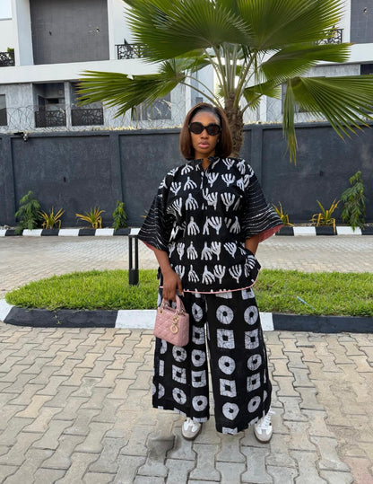 Arira Monochrome culottes set