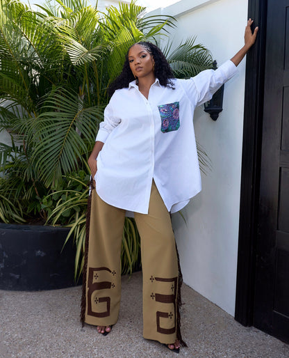 Ehiwoman Beaded Shirt