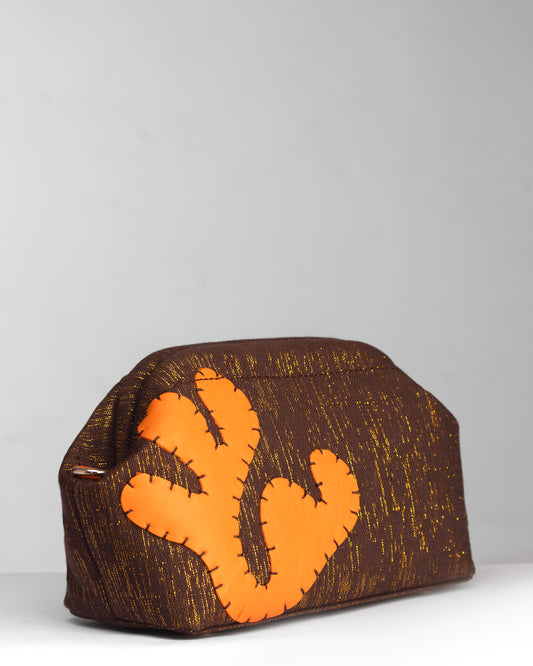 O’Eclat Lima Leather clutch