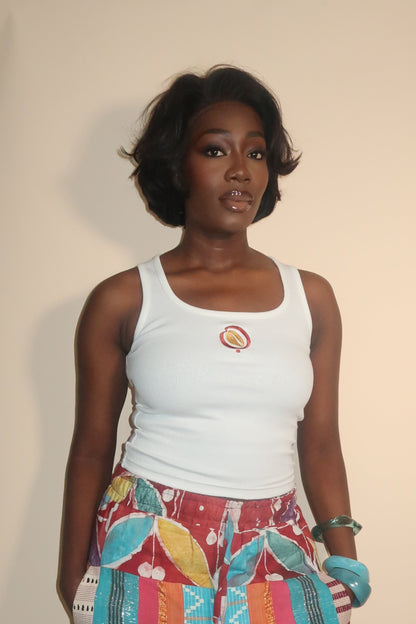 Ojah Design Embroidered Vest Top