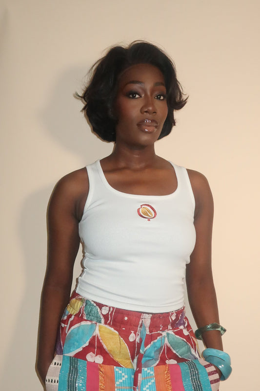 Ojah Design Embroidered Vest Top