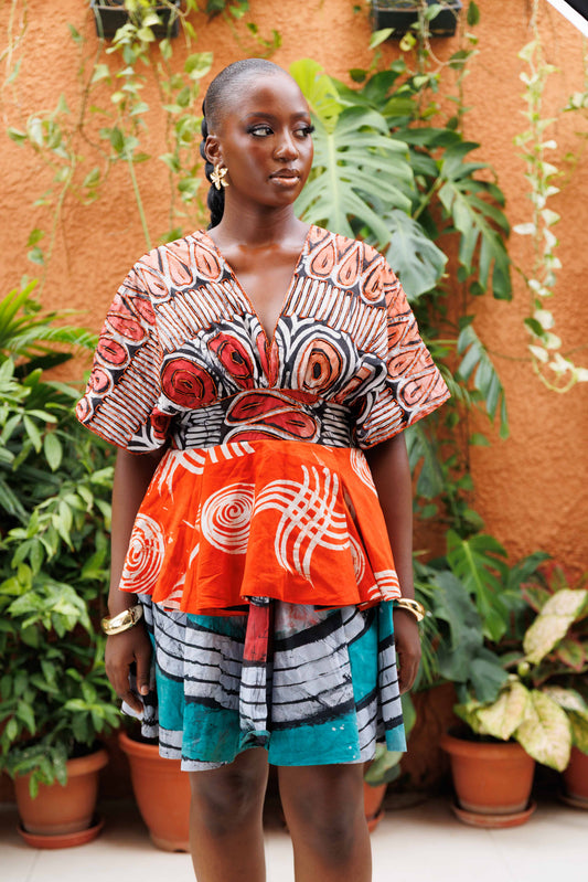 Afrilush Beaded Layered Dress