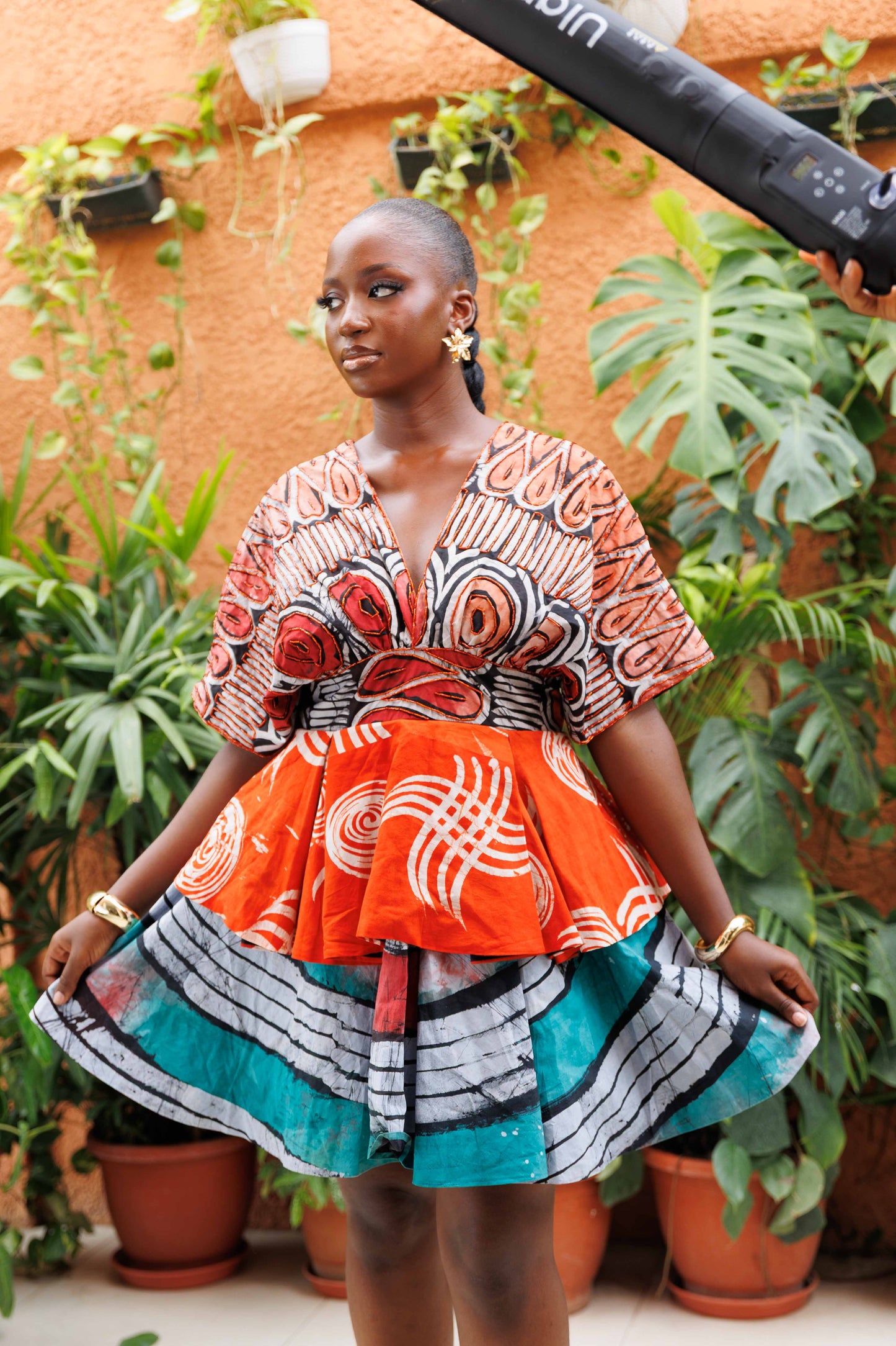 Afrilush Beaded Layered Dress
