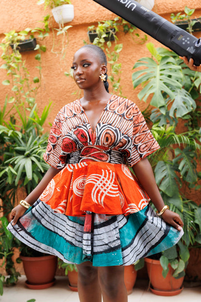 Afrilush Beaded Layered Dress