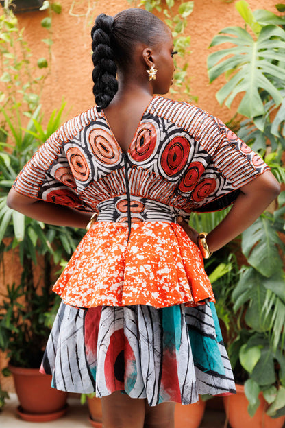 Afrilush Beaded Layered Dress