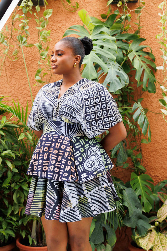 Afrilush Beaded Layered Dress