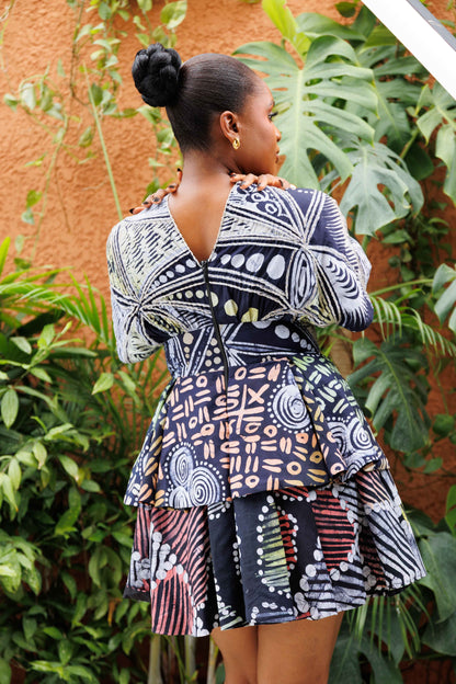 Afrilush Beaded Layered Dress