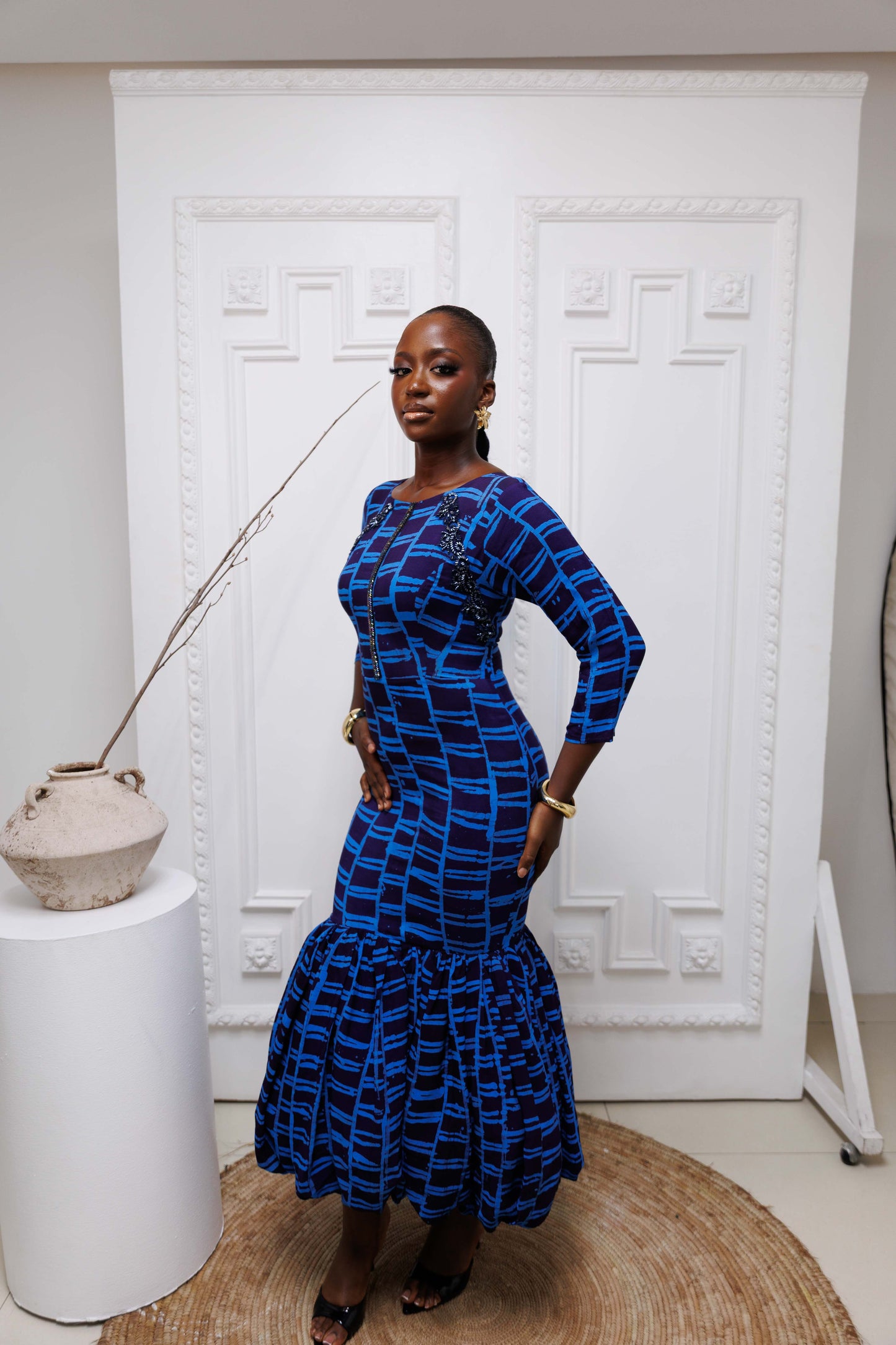 Ebonimode Adiire bubble dress