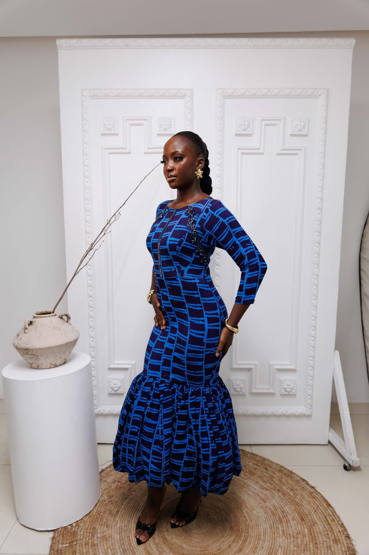 Ebonimode Adiire bubble dress