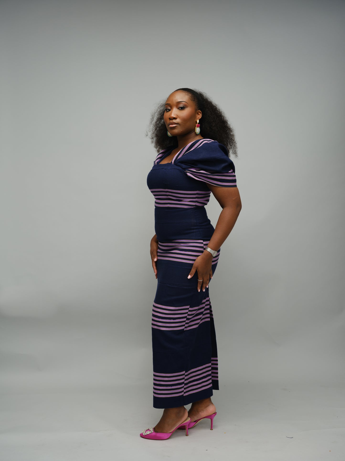 Ojah Design Aso-Oke dress