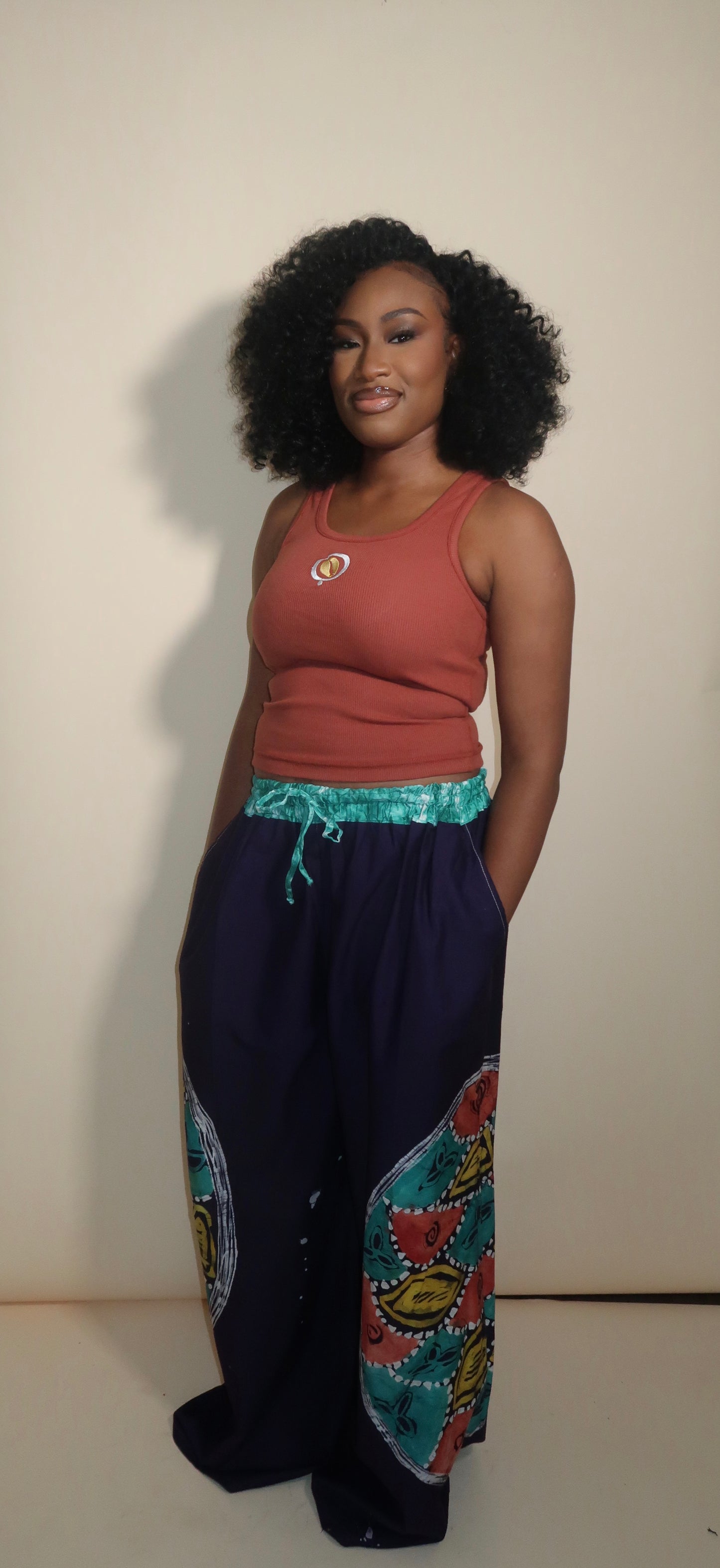 Ojah Design Embroidered Vest Top