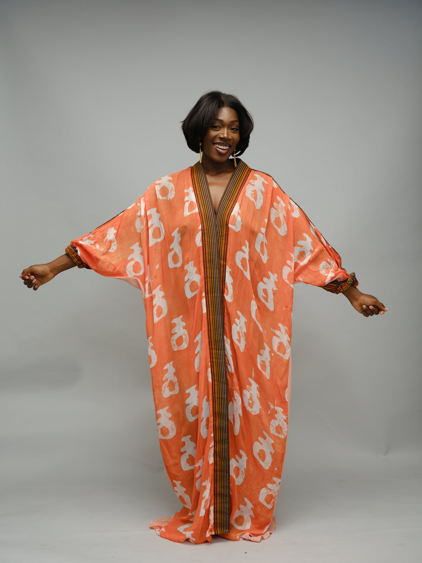 Ebonimode Cowrie Kimono