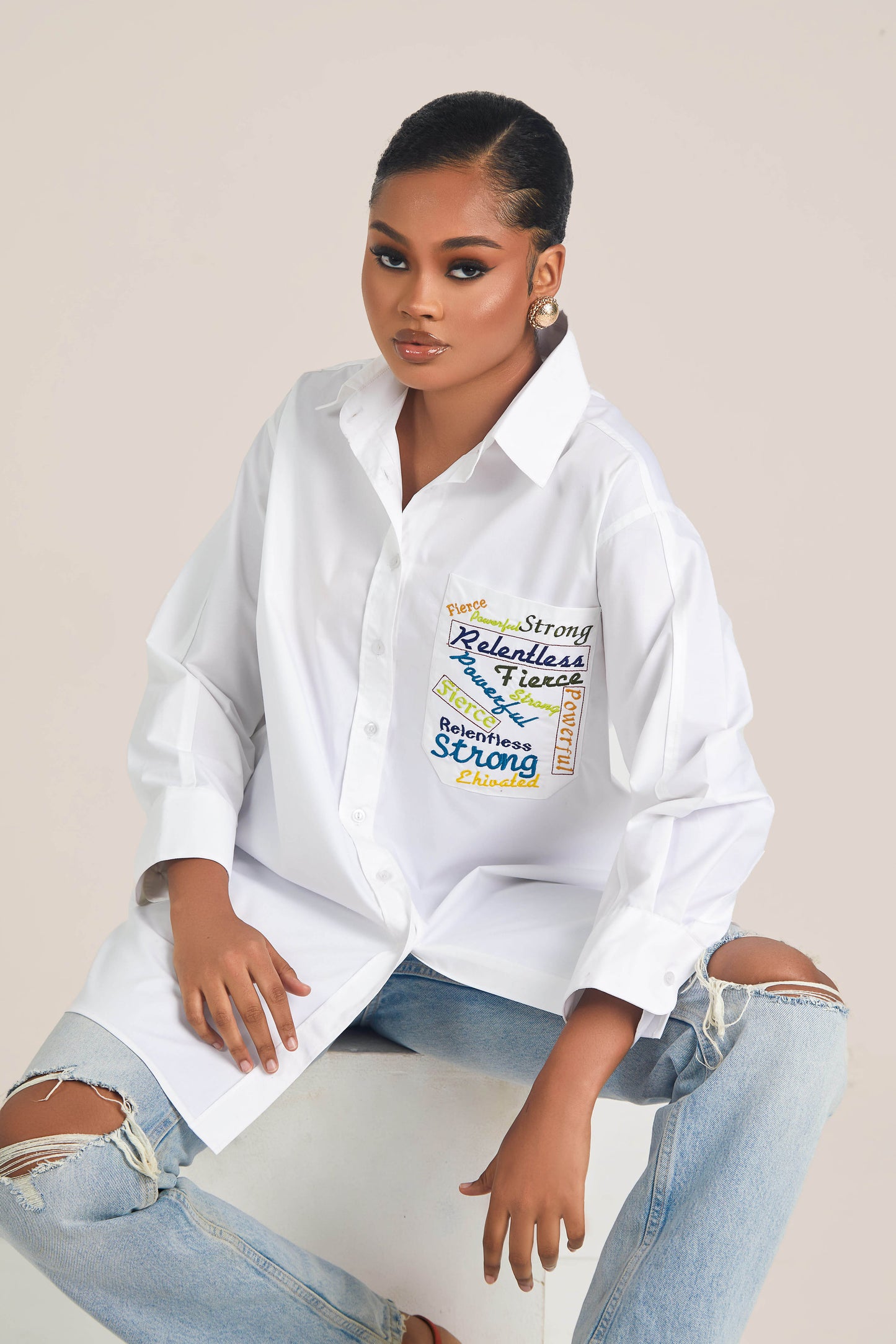 Ehi Woman  Oversized Shirt