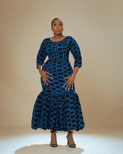 Ebonimode Adiire bubble dress