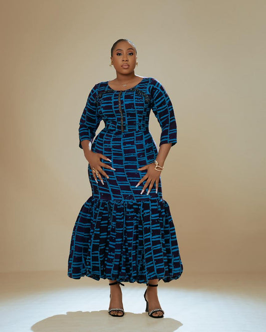 Ebonimode Adiire bubble dress