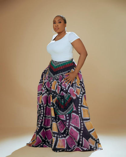 Ebonimode Mixed Skirt