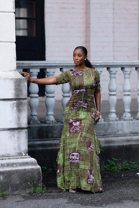 Ebonimode Eko mesh dress